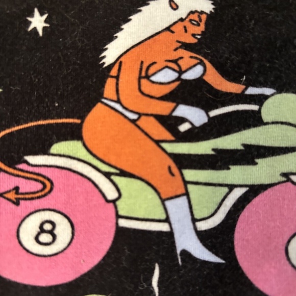 Nooworks Tee Dress Mean Machine print size XL - Picture 3 of 4